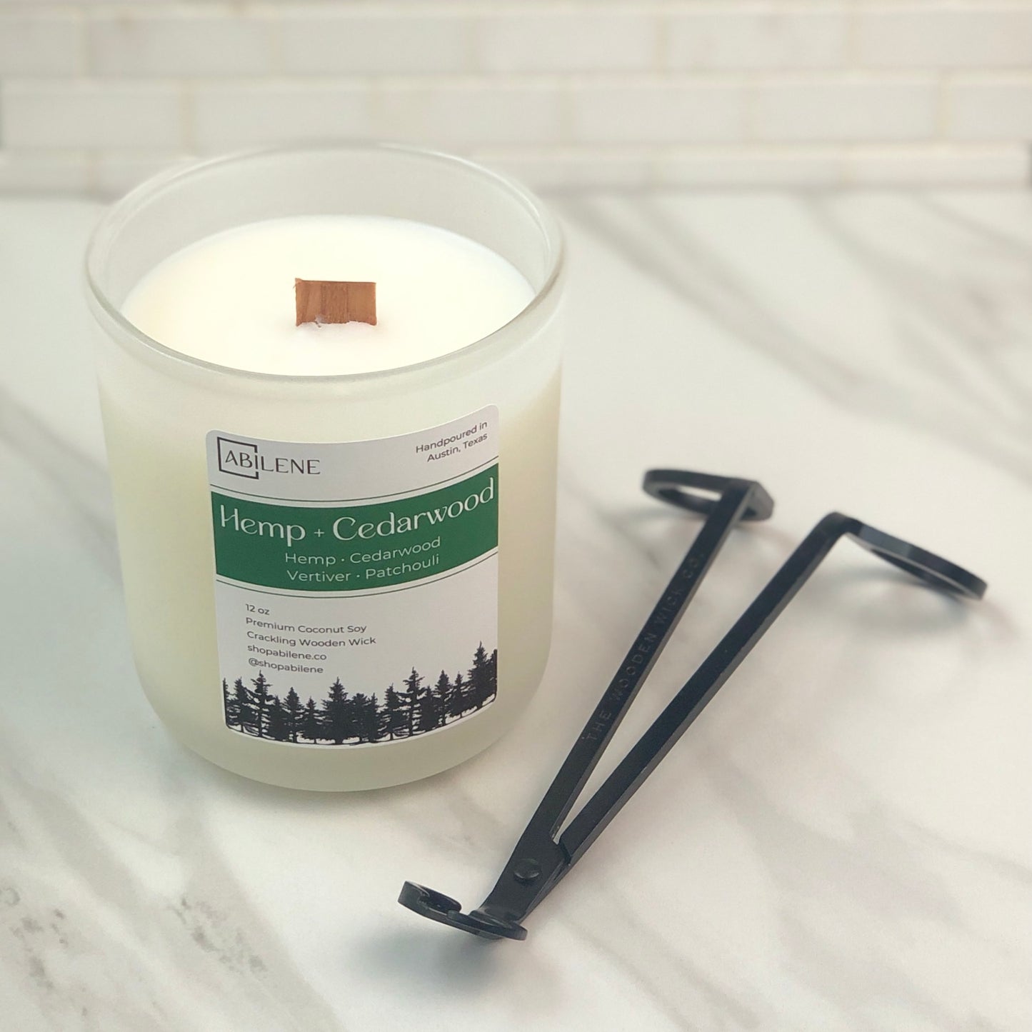Hemp + Cedarwood Candle