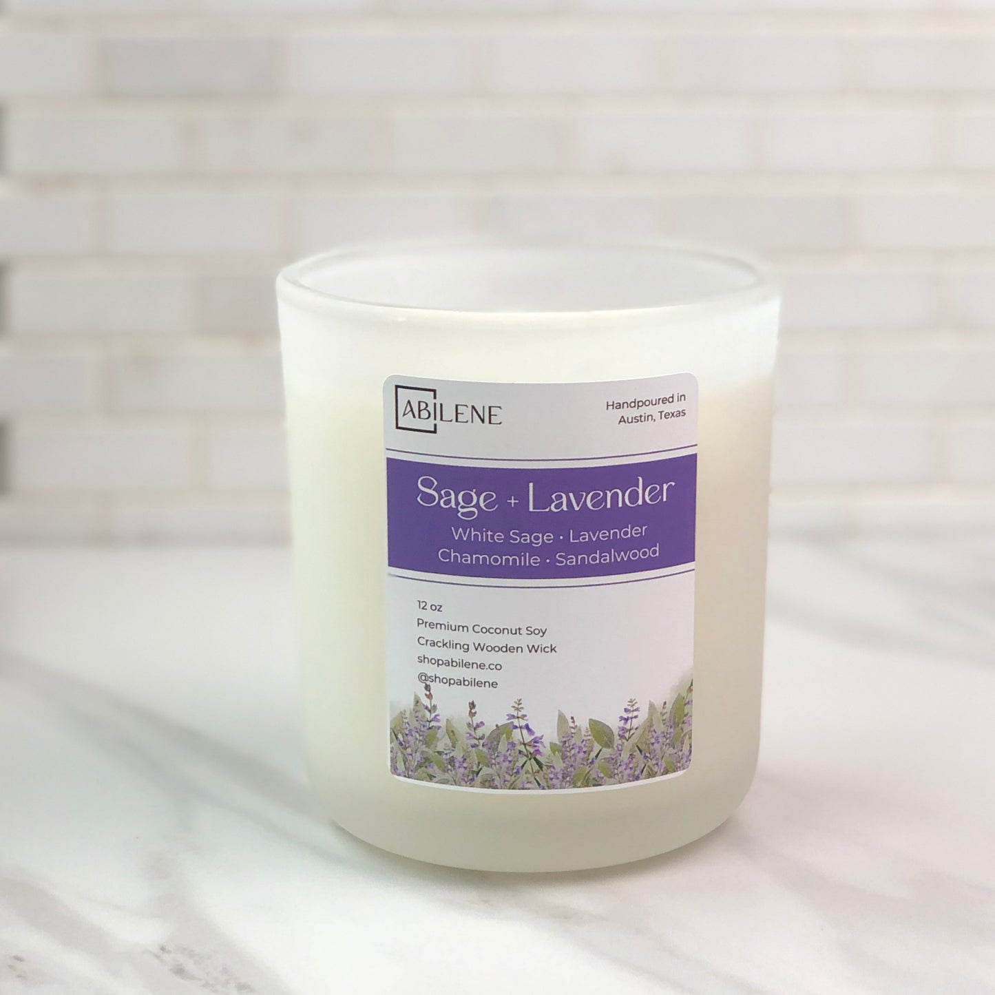 Sage + Lavender Candle