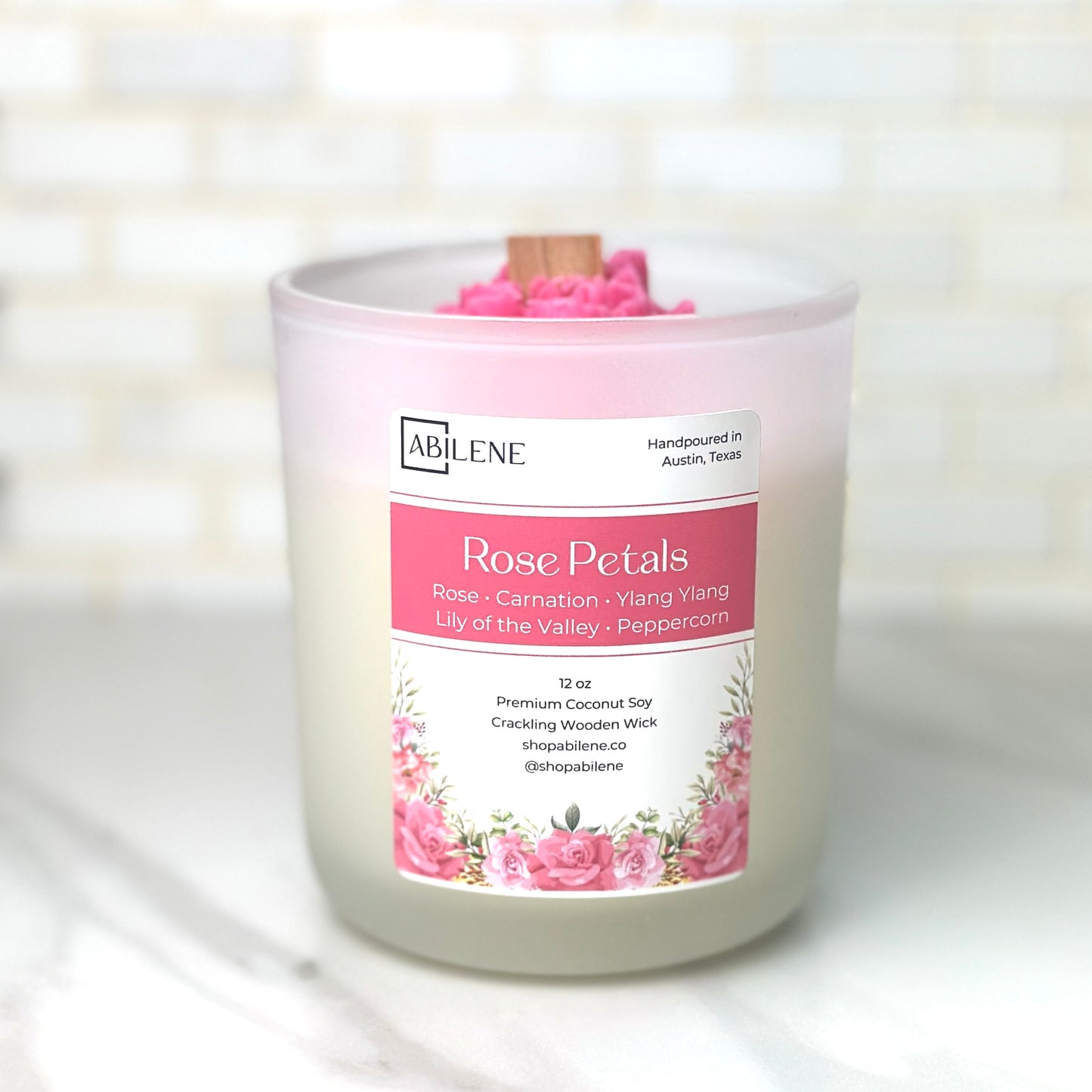 Rose Petals Candle