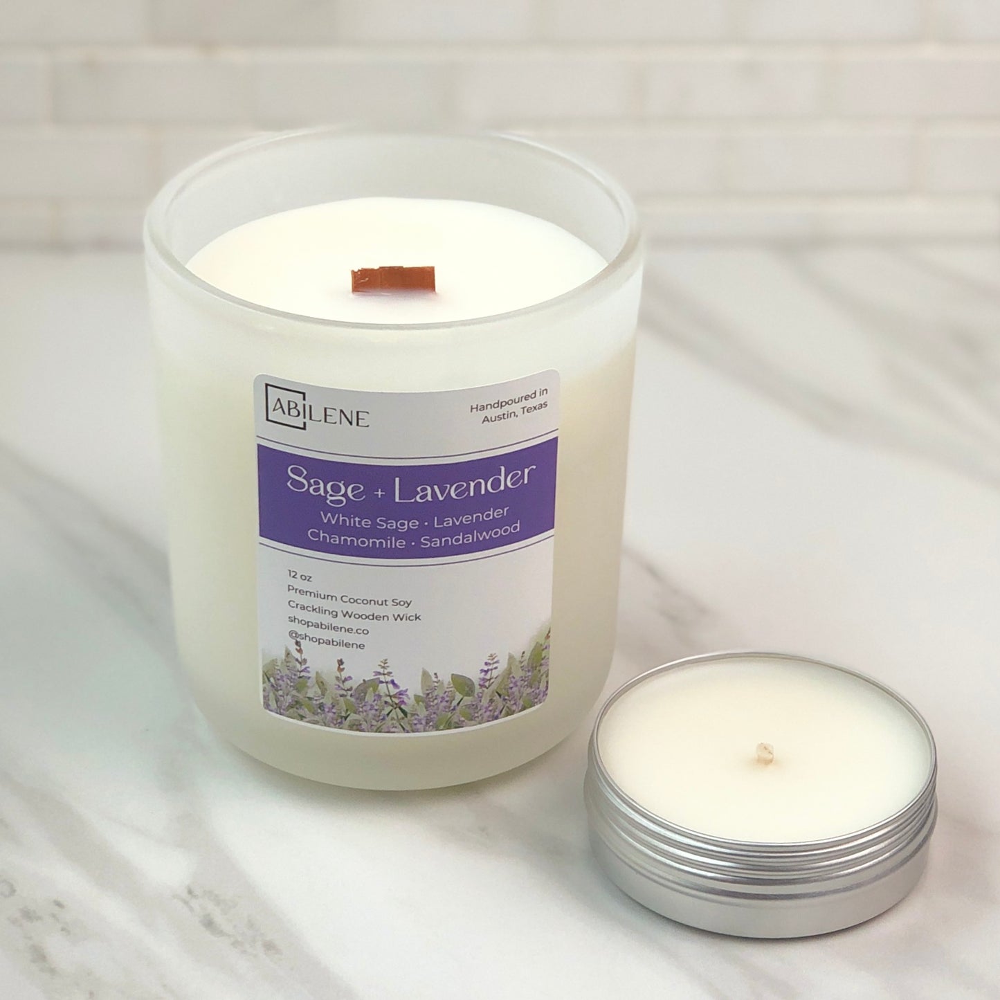 Sage + Lavender Candle